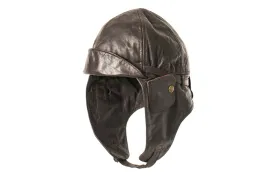 2x-czapka-pilotka-na-motocykl-mil-tec-skorzana-skora-brazowa-m