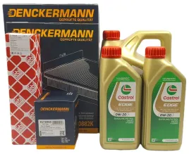 filtry-denckermann-febi-6l-oleju-castrol-0w20-volvo-v40-ii-2-0-d2-d3-d4-e6