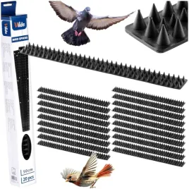 2x-20x-kolce-na-ptaki-golebie-koty-przeciw-ptakom-plastikowe-czarne-1000-cm
