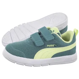 buty-dzieciece-sportowe-puma-courtflex-39808620-zielone-z-siatki-rozmiar-24