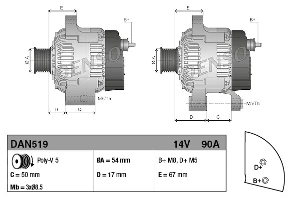 2x-alternator-denso-dan519-waga-z-opakowaniem-11-kg