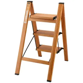 2x-drabina-drabinka-domowa-skladana-slim-3-stopnie-drewnopodobna-150kg-stal