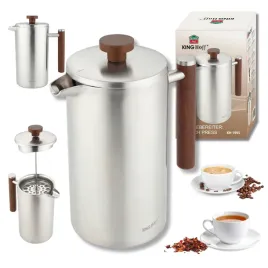 zaparzacz-french-press-1l-stal-nierdzewna-podwojne-scianki-drewniany-uchwyt