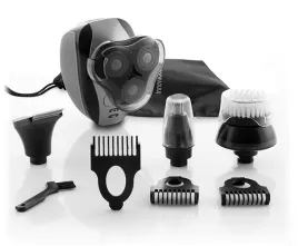 2x-bezprzewodowa-golarka-5w1-innovagoods-shavestyler-zestaw-akcesoriow