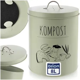 2x-kompostownik-kuchenny-orion-8-l-metal-filtr-weglowy-zielony-greenish