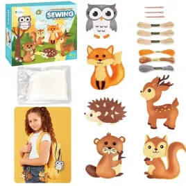 zestaw-do-nauki-szycia-diy-wyszywanki-filcowe-zwierzatka-lesne-6el-maskotka
