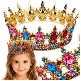 metalowy-diadem-z-klejnotami-korona-tiara-krolowej-zlota-kamienie-stroj