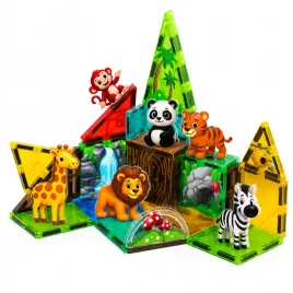 zestaw-klocki-magnetyczne-konstrukcyjne-3d-witraze-safari-mini-zoo-27-el