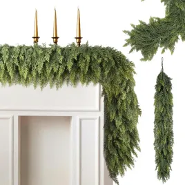 2x-girlanda-cedrowa-sztuczna-6-ft-z-naturalnym-dotykiem4
