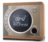 2x-radio-sharp-dr-450-brazowy-marka-sharp