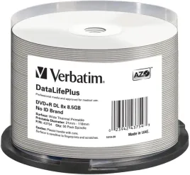 2x-plyty-dvd-r-dl-verbatim-datalife-plus-8-5gb-8x-wide-thermal-printable-s