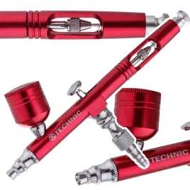 2x-aerograf-modelarski-z-dysza-03mm-double-action-do-malowania-ab-140-red