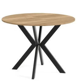 stol-rozkladany-okragly-evo-100-138-nogi-metal-czarne-blat-hallifax
