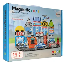klocki-magnetyczne-edukacyjne-kreatywne-konstrukcyjne-2d-3d-policja-44-el