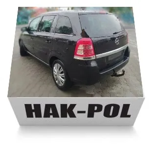 HAK HOLOWNICZY WIĄZKA7P ADAPTER7PIN 13 GNIAZDO OPEL ZAFIRA 2II B 2005 2014