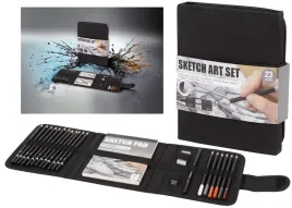 zestaw-do-szkicowania-w-etui-zestaw-plastyczny-creative-artist-23-elementy