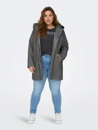 only-carmakoma-plaszcz-damski-szary-przejsciowy-plus-size-50-52-7aa