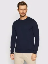selected-homme-sweter-meski-granatowy-bawelniany-l-7aa