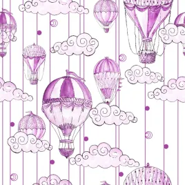 tapeta-balony-w-odcieniach-fioletu-flizelina-53x1000