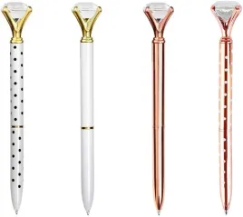 dlugopisy-diamentowe-4-sztuki-rozowe-zloto-krysztalowe-metalowe-eleganckie