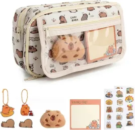 piornik-capybara-duza-pojemnosc-2w1-pluszowy-organizer-z-breloczkiem