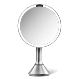 simplehuman-lusterko-z-czujnikiem-5x-powiekszenie-stal-szczotkowana