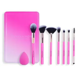 makeup-revolution-zestaw-pedzli-7el-gabka-do-makijazu