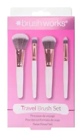 brushworks-zestaw-podrozny-rozowy-zloty-pedzle-makijazowe