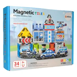 klocki-magnetyczne-edukacyjne-kreatywne-konstrukcyjne-2d-3d-policja-34-el