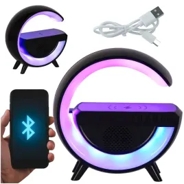 lampka-led-gamingowa-rgb-glosnik-ladowarka-indukcyjna-czarna