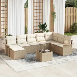 vidaxl-zestaw-sof-na-ogrod-z-poduszka-9-pcs-brazowy-polirattan