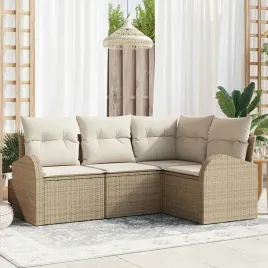 vidaxl-zestaw-sof-na-ogrod-z-poduszka-4-pcs-bezowy-i-bialy-polirattan