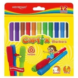 flamastry-keyroad-capfix-markers-zmywalne-12-kolorow