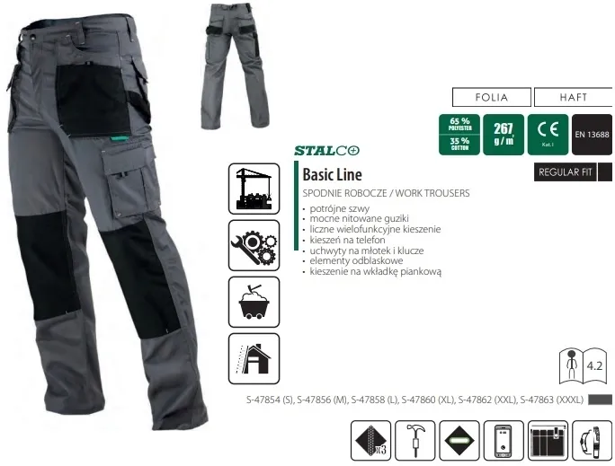 stalco-spodnie-robocze-basic-line-czarne-m-s-51016-kod-producenta-s-51016