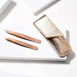tweezerman-professional-zestaw-podrozny-do-brwi-odcien-rose-gold