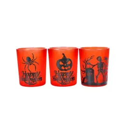 kubki-kubeczki-szklane-pomaranczowe-straszne-nadruki-halloween-3szt