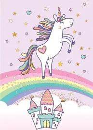 karnet-b8-mini-unicorn-tecza