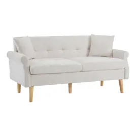 sofa-dwuosobowa-chenille-bezowa-nogi-drewno-162cm