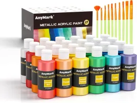farby-akrylowe-metaliczne-24x60-ml-z-pedzlami-do-plotna-drewna