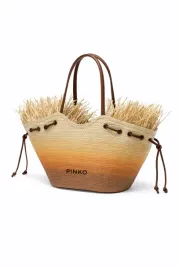 pinko-plazowa-torebka-ombre-z-fredzlami-i-brazowymi-uchwytami-26x25x13-i4a