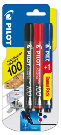 marker-permanentny-pilot-sca-100-okragly-3sztuki-czarny-czerwony-niebiesk