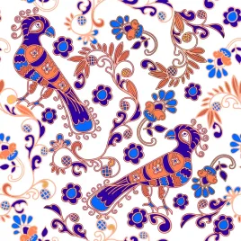 tapeta-ptaki-i-rosliny-ornamenty-flizelina-53x1000