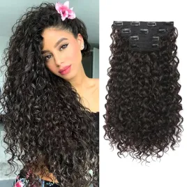 flufymooz-doczepy-clip-in-dlugie-krecone-wlosy-40cm-brazowe-100percent-jedwab