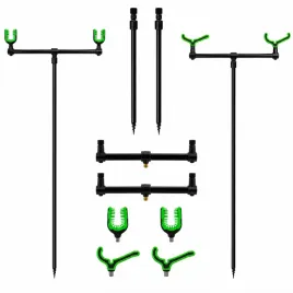 zestaw-2x-podporka-2x-buzz-bar-4x-widelki-na-2-wedki-stanowisko-feeder