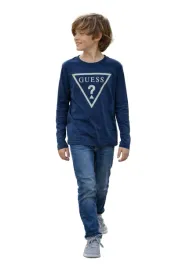 guess-bluzka-dziecieca-granatowa-z-dlugim-rekawem-i-logo-158-166-gga
