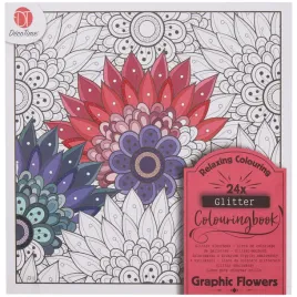 kolorowanka-z-brokatem-deco-24-szt-graphic-flowers
