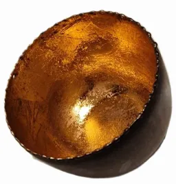 swiecznik-metalowy-glamour-tealight-czarny-miedz-pojedynczy-okragly-65-cm
