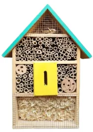 domek-dla-owadow-pszczol-motyli-hotel-legowy-naturalne-drewno-40cm-zielony