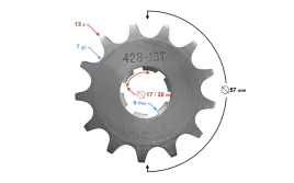 zebatka-zdawcza-moretti-13-428-do-wsk125
