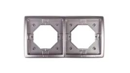 simon-basic-standard-ramka-bryzgoszczelna-podwojna-z-uszczelka-ip44-stal-in